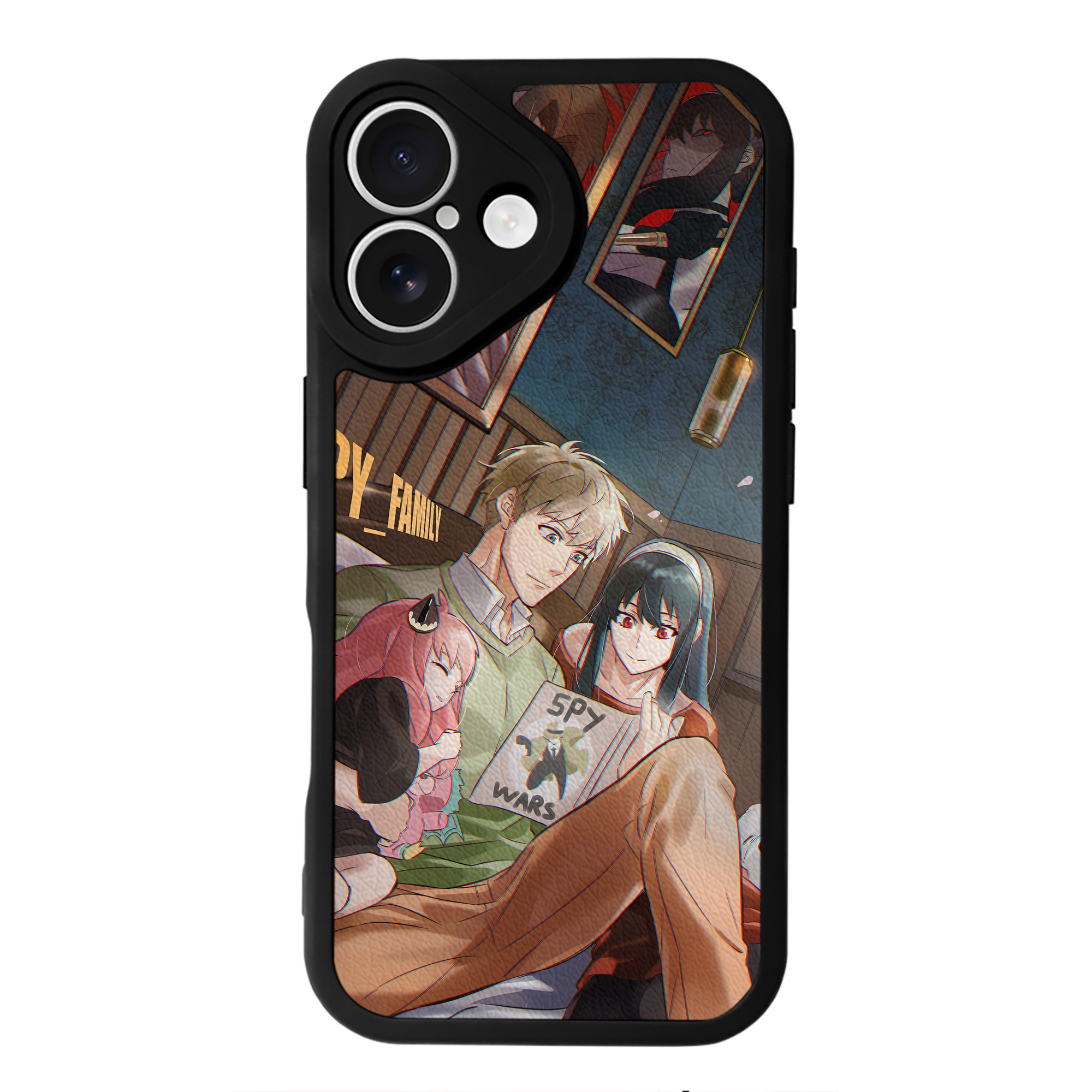（画像用） SPY×FAMILY间谍家家酒 【iPhone 16シリーズ対応】シリコンスマホケース（レザー調） 材質：シリコン